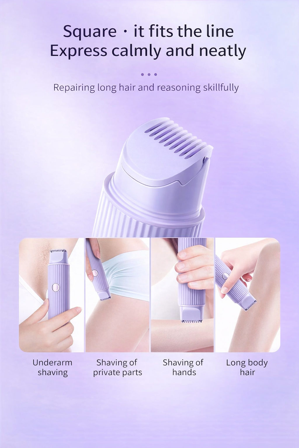 2 in 1 Epilator for Women Rechargeable Epilator IPX7